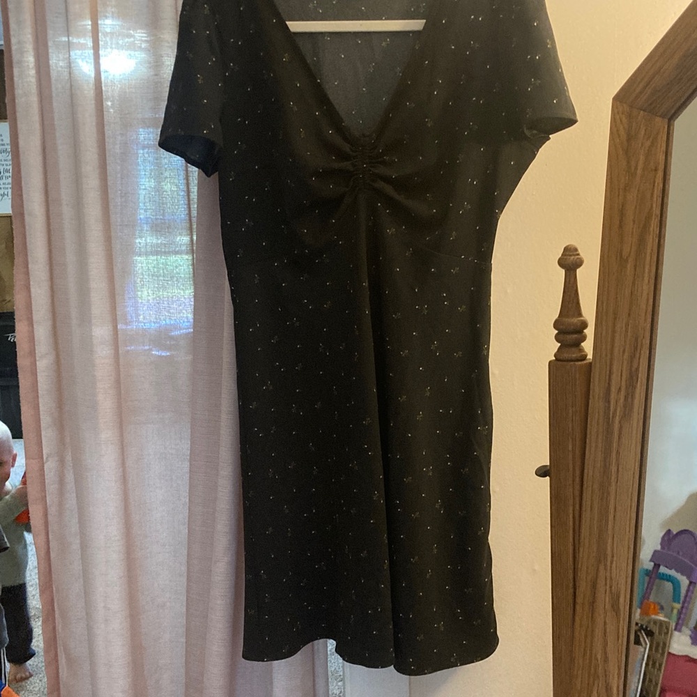Levi's Black Floral Dress
